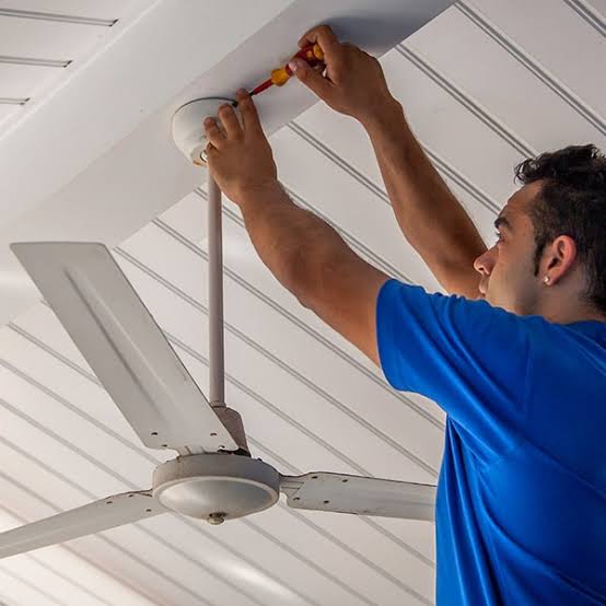 Ceiling fan installattion
